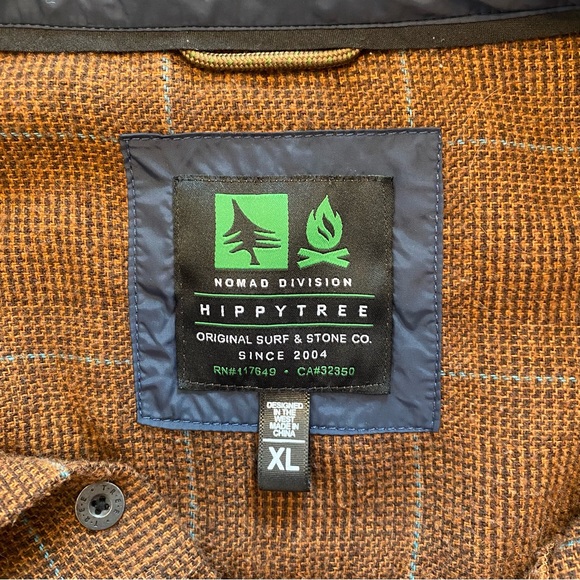 Hippy Tree Men’s XL Brown Plaid Flannel Button Down - Picture 8 of 10